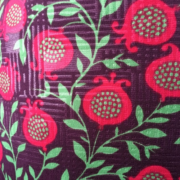 🌹3/$25🌹Slinky LulaRoe Purple&Fuchsia Azure Skirt - Picture 4 of 8